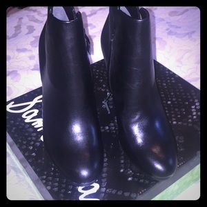 Black leather Sam Edelman shelby Boots